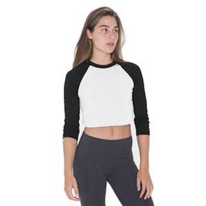 American Apparel Raglan Crop Top